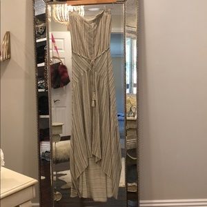 Gorgeous strapless, Cotton Candy LA high low dress